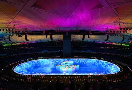 一起看2022冬奥会开幕式：祝福祖国，为奥运健儿加油！